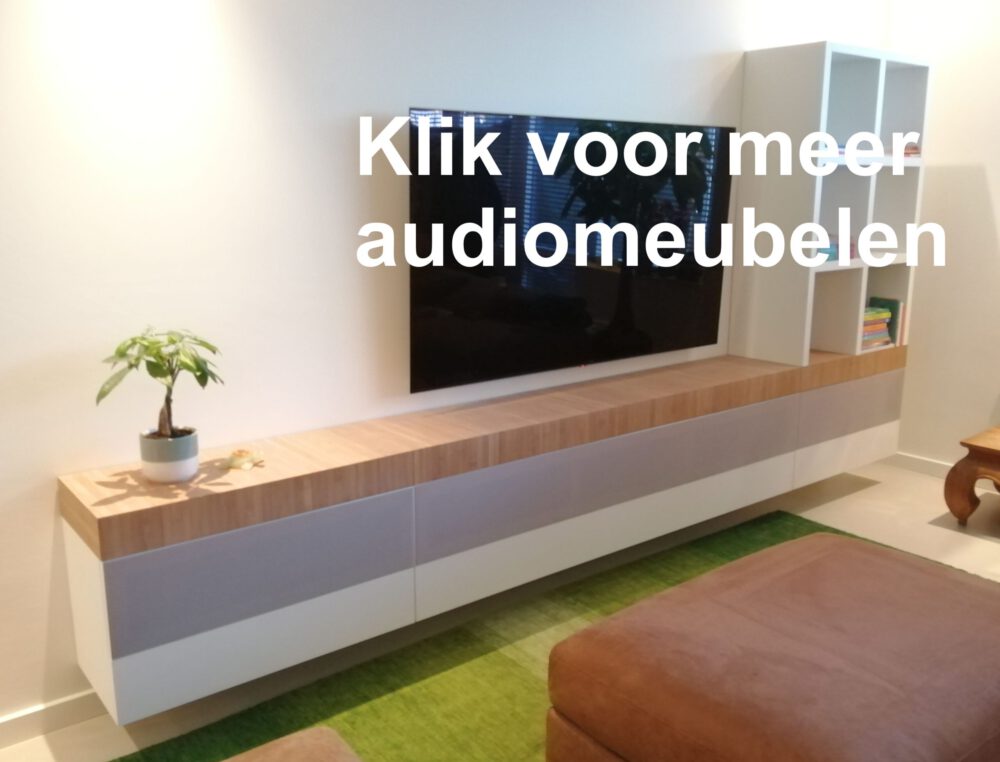 Diks Design, meubelmaker, design meubelen, Tv-meubel, speakerdoek
