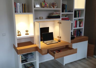 Diks Design, meubelmaker, design meubelen, boekenkast, boekenbureaukast, bureau, werkplek, thuiswerken